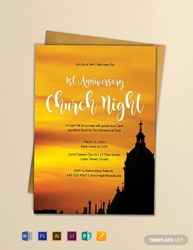 examples of invitations to church events